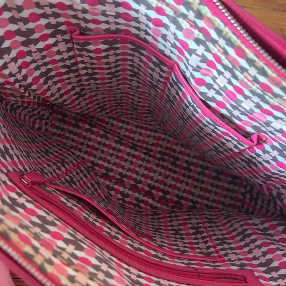 Vera Bradley Hot Pink Tote Bag - Picture 8 of 9